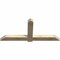 Ekena Millwork Eugene Rough Sawn Timber Gable Bracket, Douglas Fir, 72"W x 33"H x 4"D x 6"F, 11/12 Pitch GBW072X33X0406EUG00RDF - alternate 5